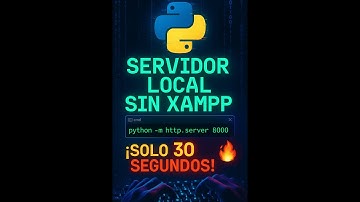 ¿Odias XAMPP? ¡Monta un Servidor Local EN 30 SEGUNDOS con Python! 🔥
