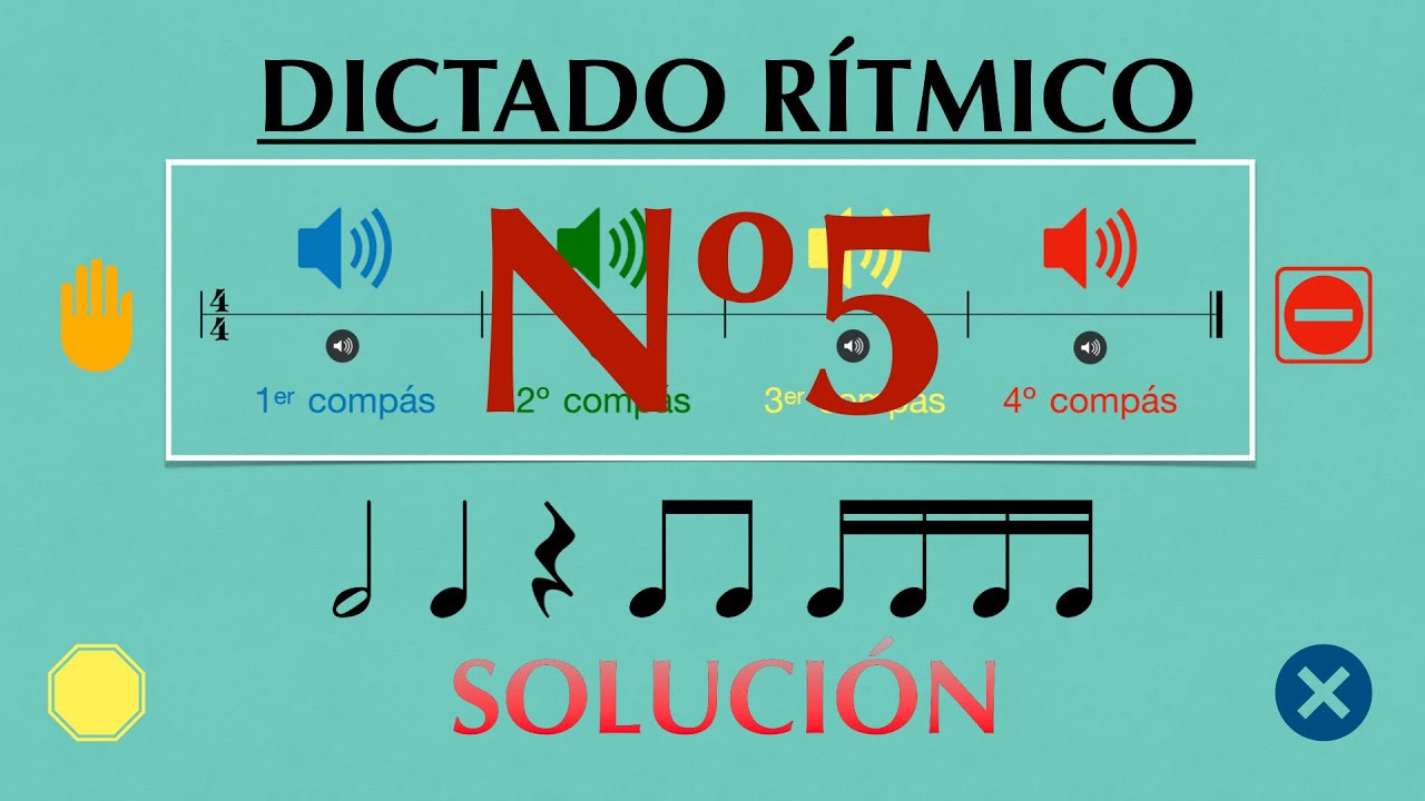 Dictado rítmico nº5: Semicorcheas.