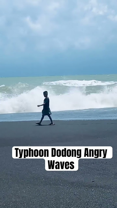 Typhoon Dodong Big Waves #typhoon