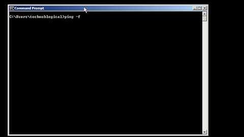 Windows command line networking: ping