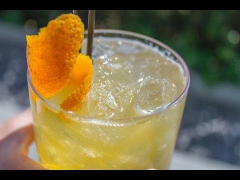 Bourbon, Fresh Ginger And Orange Cocktail Recipe