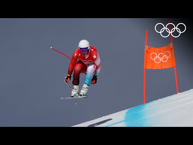 Alpine Skiing Beijing 2022 | Men's downhill highlights class=