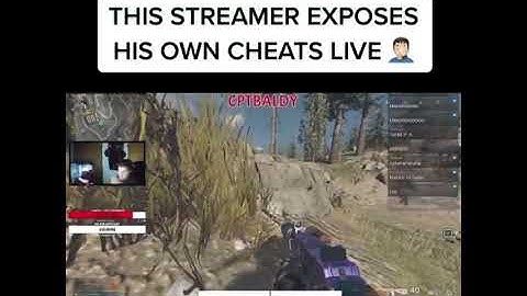Streamers exposes his own cheats live 🎮😳🤦‍♂️ #elitegamerclips