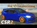 CSR2 | Golf GTI Rocket Bunny | Best Tune For 1/4 Mile Time of 8.930