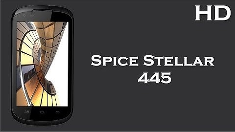 Spice Stellar 445 comes with 1.2 GHz Quad Core Processor, 1500mAH Battery, 512MB RAM, 4inch display