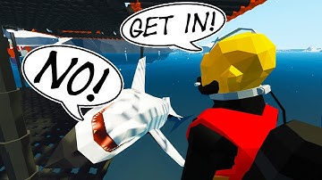 SHARK ATTACK!! ... Will I survive? - Stormworks: Build and Rescue - Career Mode - S1 E26 Part 2