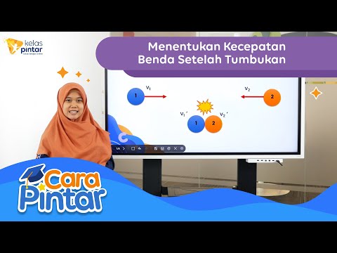 Cara Pintar | Menentukan Kecepatan Benda Setelah Tumbukan