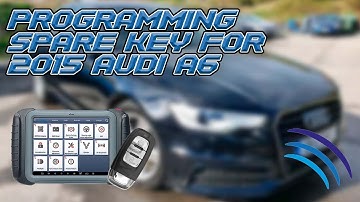 Programming a Spare KEYLESS Key For a 2015 Audi A6 | XTool Pad Elite & KC100