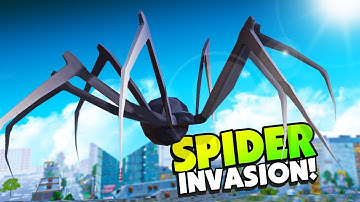 ALIEN Spiders Have Completely Destroyed the CITY! - Kill it with fire VR