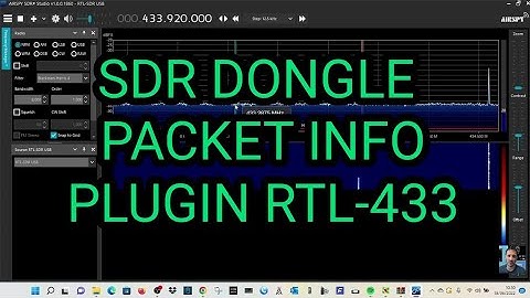 SDR SHARP -Install RTL-433 ISM Packet Decoder Plugin