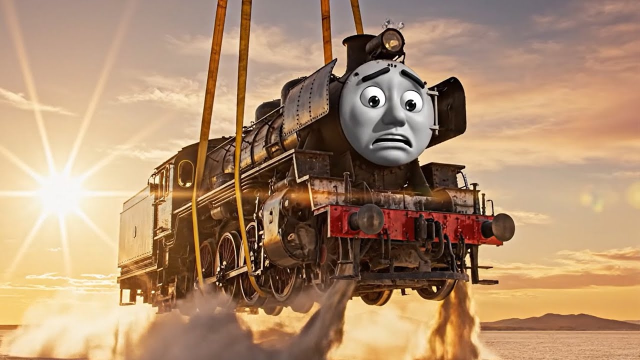 ASMR Train Restoration! 🚂 Rescuing Abandoned Percy Steam Engine From the Desert