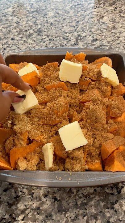 Candied Yams my way 🤍🍠 #soulfood #cooking #cookingformyfamily #sundaydinner