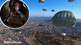 Japan & U.s. Mysterious Airborne Mission: 1000 Paratroopers Historic Jump To Chiba