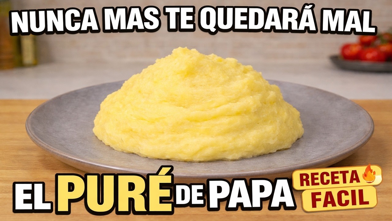 🔥El MEJOR PURÉ de PAPA Cremoso, Perfecto y RÁPIDO 🕰️