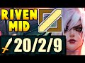 Challenger Riven Shows You How To Play VS Vladimir in The Mid Lane