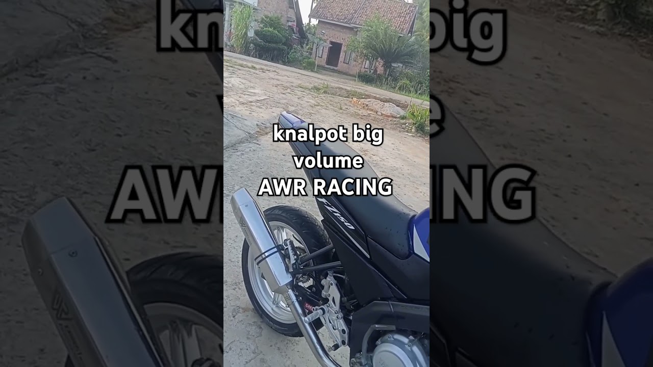 knalpot big volume awr racing 