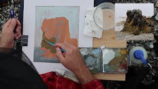 Plein Air Landscape Painting, Great Spruce Head Island, Maine