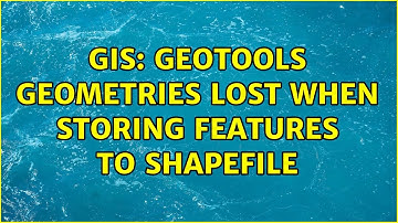 GIS: GeoTools Geometries lost when storing features to shapefile