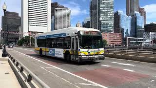 MBTA Bus on Summer St in Boston MA 2026
