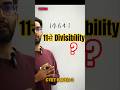 11से Divisibility चेक करो सिर्फ 3 सेकंड में 🔥 #mathstrick
