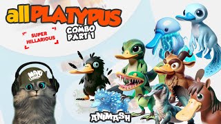 PLATYPUS combo part1 ! new character review, divine, legendary animash