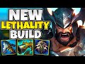 If you play tryndamere you  should be abusing this build full lethality tryndamere