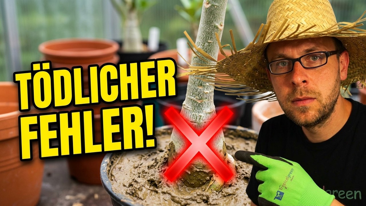 Plumeria & Adenium richtig eintopfen: Diese Fehler vermeiden