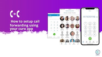 How to setup call forwarding using your Curo IP Mobile app