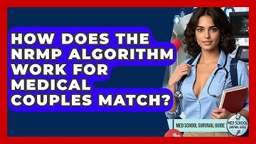 How Does The NRMP Algorithm Work For Medical Couples Match? - Med School Survival Guide