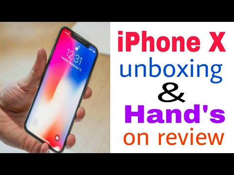 IPhone X Unboxing And Hands On Reviews.