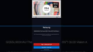 Samsung – GQ55LS03HAU The Frame (2026) 138 cm (55") QLED Vision AI Sma | Nur 1.699,00 € | #Shorts