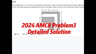 2024 AMC8 Problem3 Detailed Solution