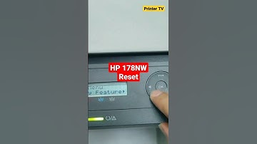 Reset HP Color Laser MFP 178nw tech mode reset service printer hp error problem#shorts