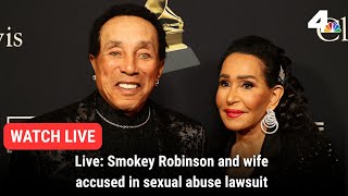 Live: Smokey Robinson, his wife sued for alleged assault and sexual battery