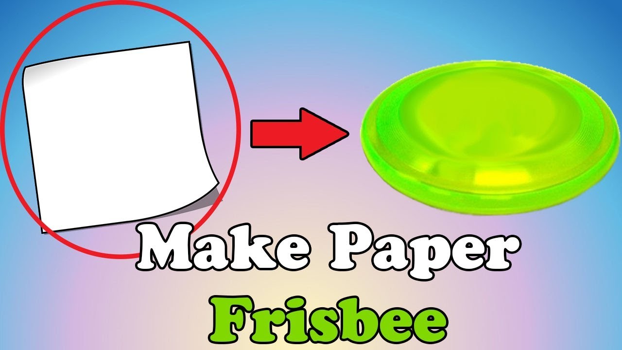 How to Make a Frisbee Out of Paper  