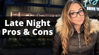Delivering Late Night Pros & Cons | DoorDash, Uber Eats, Grubhub, Spark Driver Ride Along