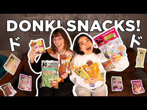 Trying 9 Unique Japanese Snacks From Donki's Do Series!