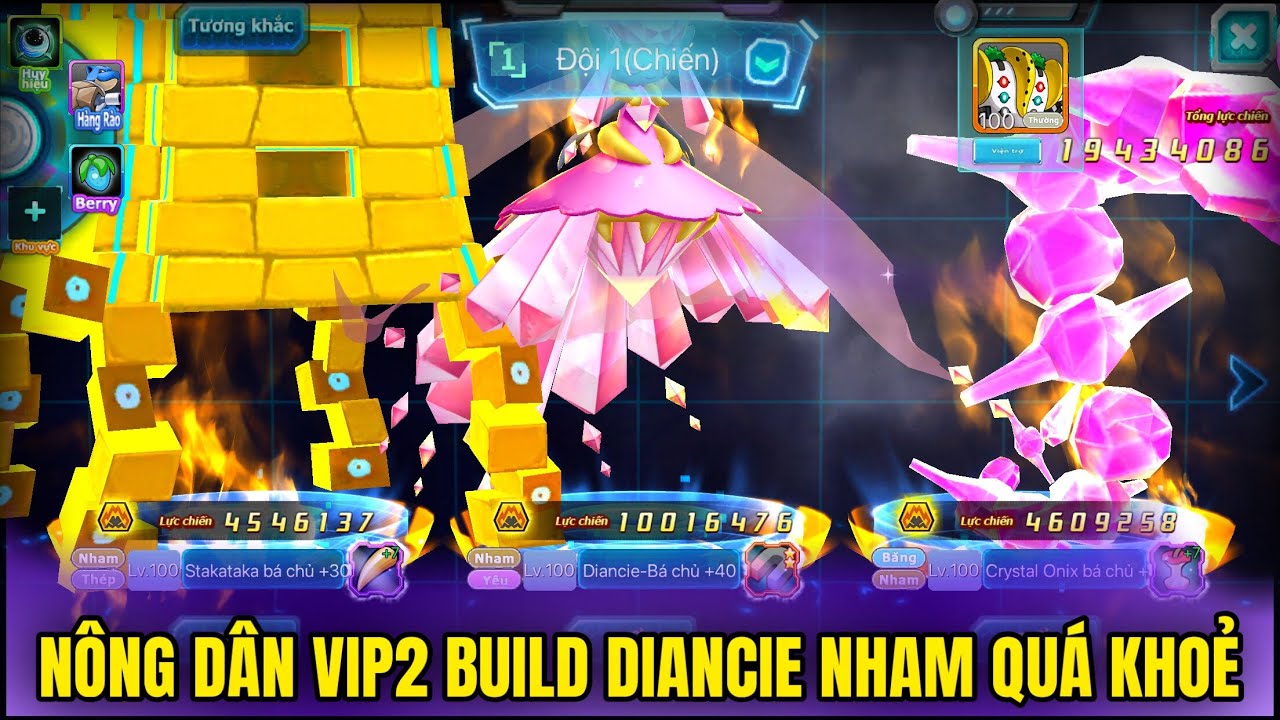 POKE ĐẠI CHIẾN: S1252 | NÔNG DÂN VIP2 BUILD DIANCIE QUÁ KHOẺ🔥 | #thúcưngtruyềnkỳ