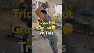 Grow Bigger Triceps FAST 💪 Overhead V Bar Extension! #shorts #triceps #fitness