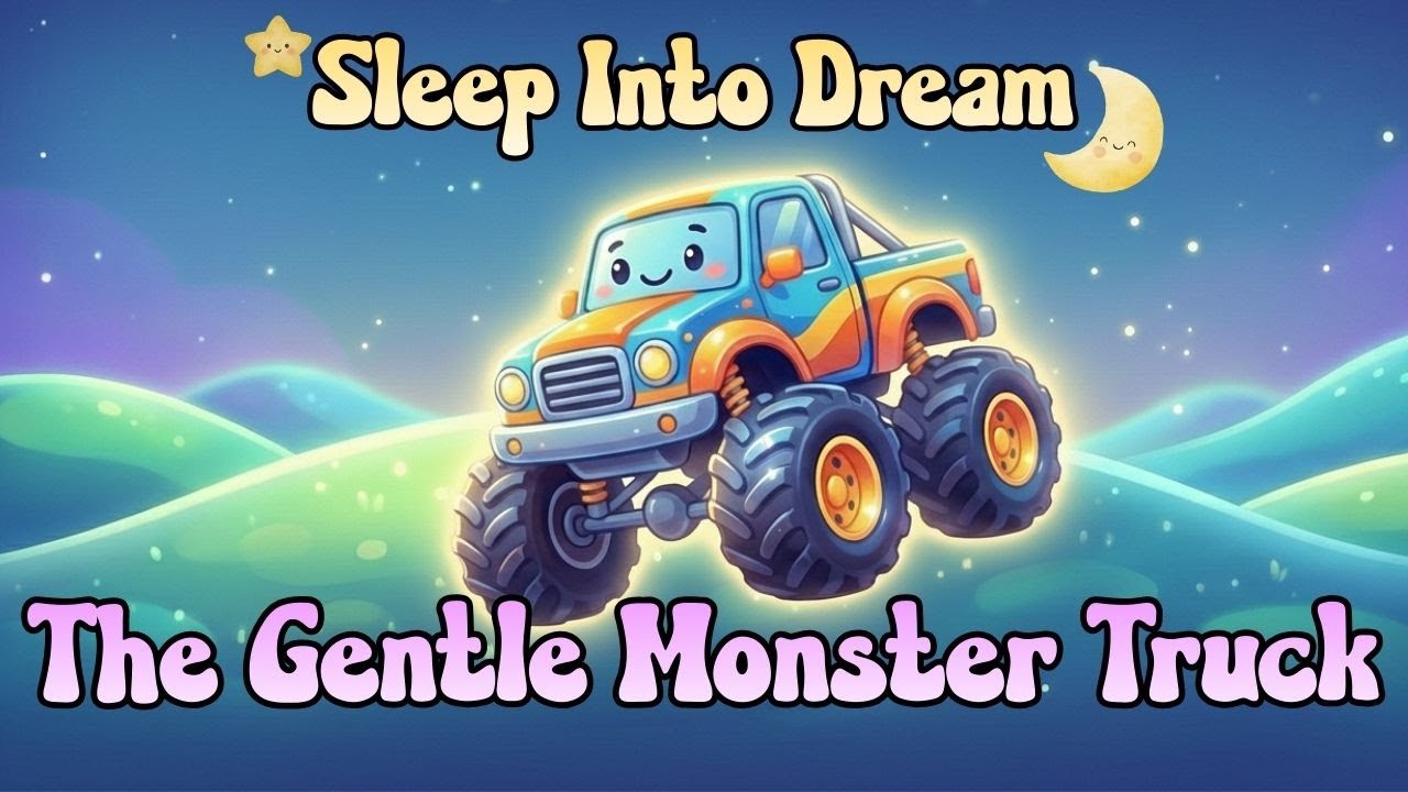 Monster Truck Bedtime Story for Kids | Sleep Into Dream