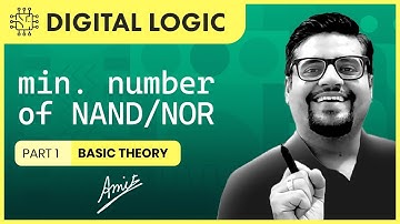 How to find Minimum Number of NAND/NOR GATES? | Digital Circuits