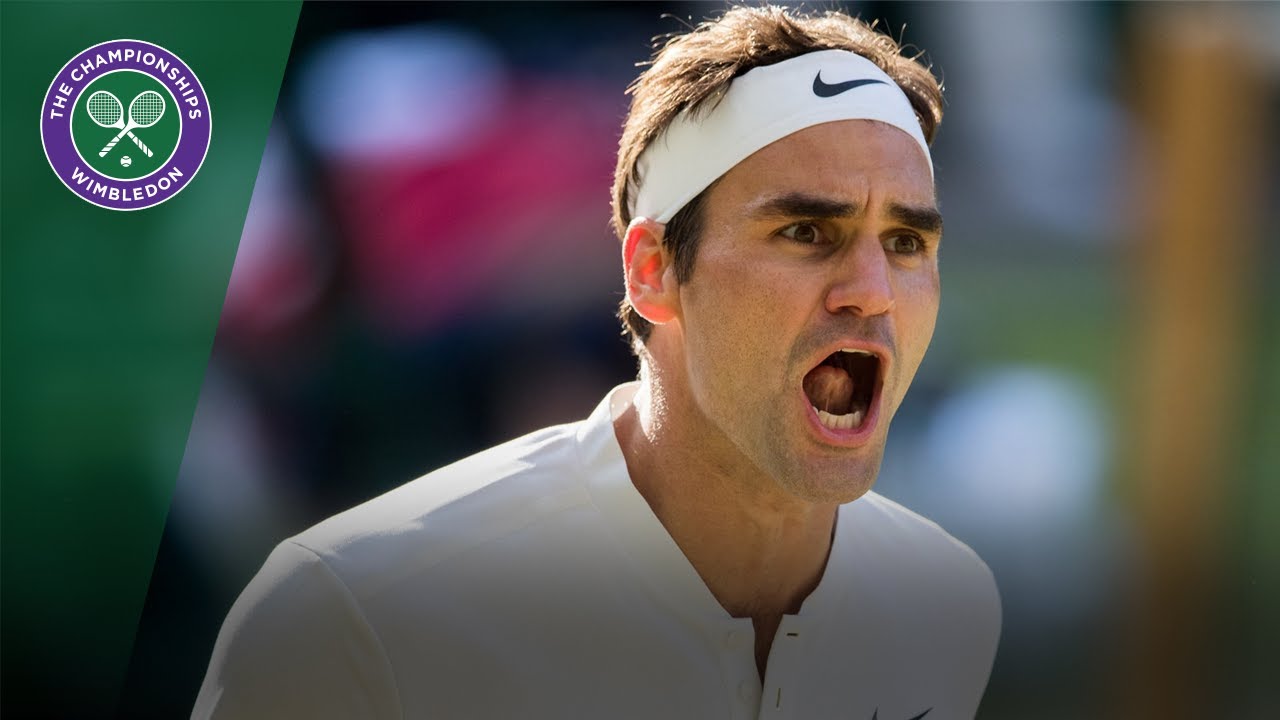 Transparant puzzel stapel Roger Federer v Milos Raonic highlights - Wimbledon 2017 quarter-final -  YouTube