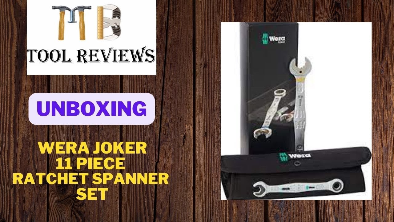 Wera joker 11 piece ratchet spanner set - unboxing - YouTube