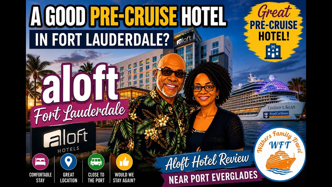 ALOFT Fort Lauderdale Airport Room Tour | Good Pre-Cruise Hotel Near Port Everglades? 🚢