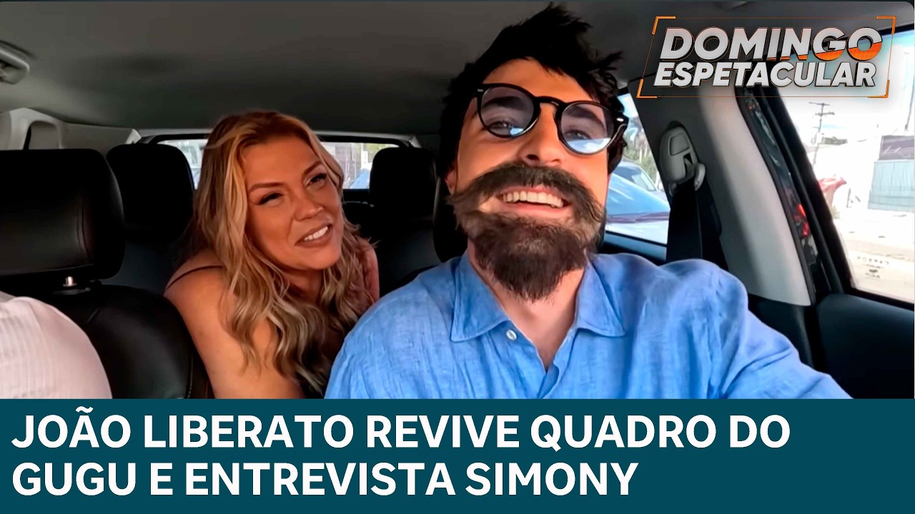 João Liberato refaz 'Táxi do Gugu' e prepara surpresa para Simony | DOMINGO ESPETACULAR