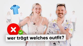 welches OUTFIT gehört zu WEM? mit @janaxnell & @VictorBraunStudios - match | the.studio