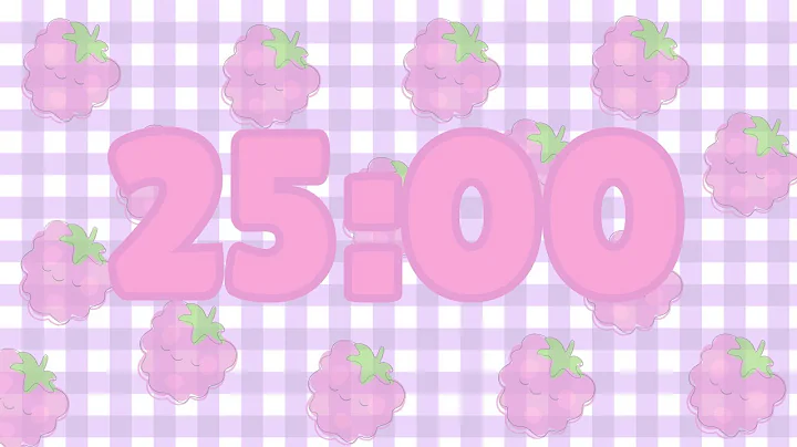 25 Minute Timer- Deep Focus for Relaxing, Studying and Working