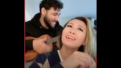 This lad constantly annoys his girlfriend with songs about her and she does NOT find them funny