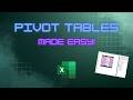 Excel Pivot Tables Explained Step-by-Step
