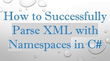 How to Successfully Parse XML with Namespaces in C#
